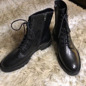 Coach leather combat boots, Sz 9.5, never worn!